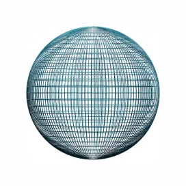 Cyan wire fence